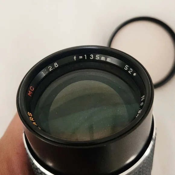 SEARS MC 135mm F2.8 Auto Lens for Canon Camera W/ Skylight cover From Japan